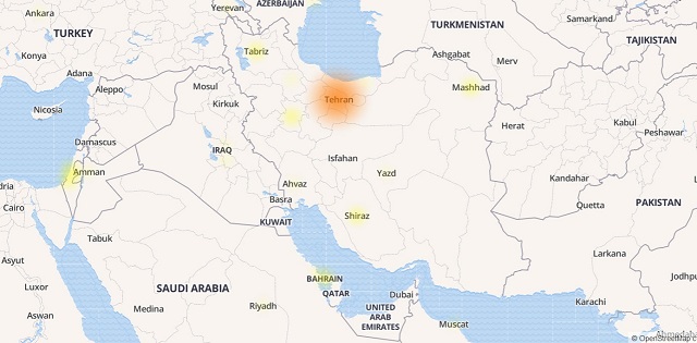 یزد فردا:صبح سه شنبه 10 مرداد1396 ، کاربران ایران در کنار کاربران مرکز اروپا و همچنین مالزی و اندونزی دچار اختلال فنی شدند. یزد فردا:صبح سه شنبه 10 مرداد1396 ، کاربران ایران در کنار کاربران مرکز اروپا و همچنین مالزی و اندونزی دچار اختلال فنی شدند.
