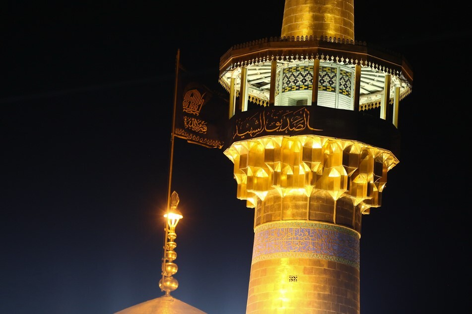 دارالعباده غرق در ماتم غریب‌الغرباء