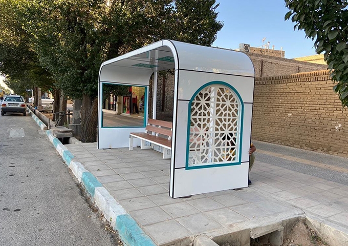 مبلمان جدید شهری در بلوار شهید دشتی نصب می‌شود