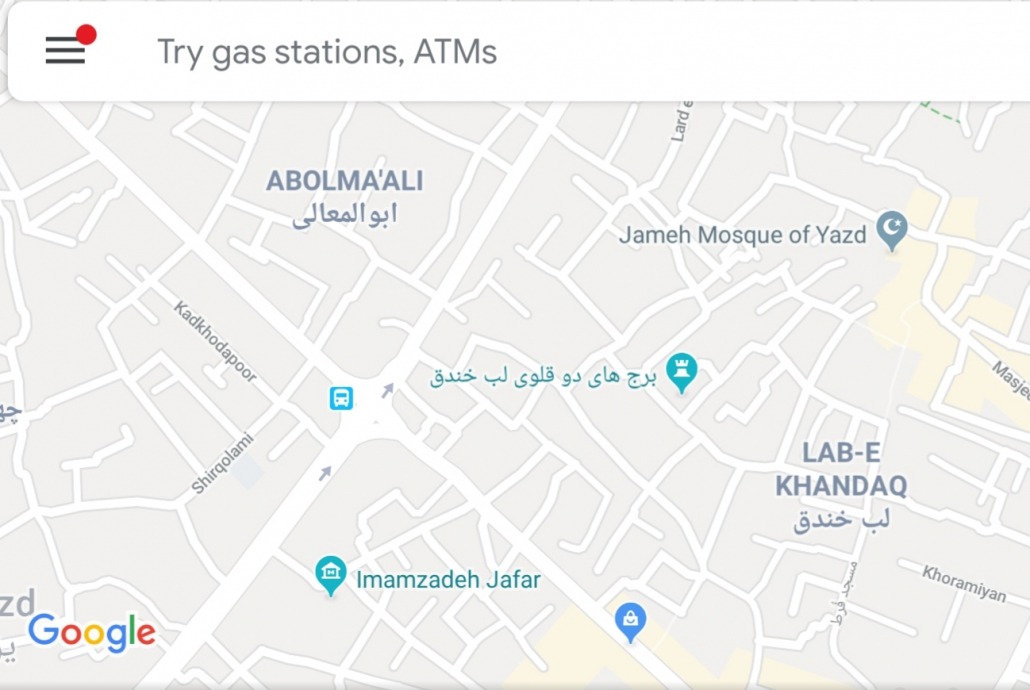 اصلاح اطلاعات مسیرهای گردشگری در نقشه گوگل