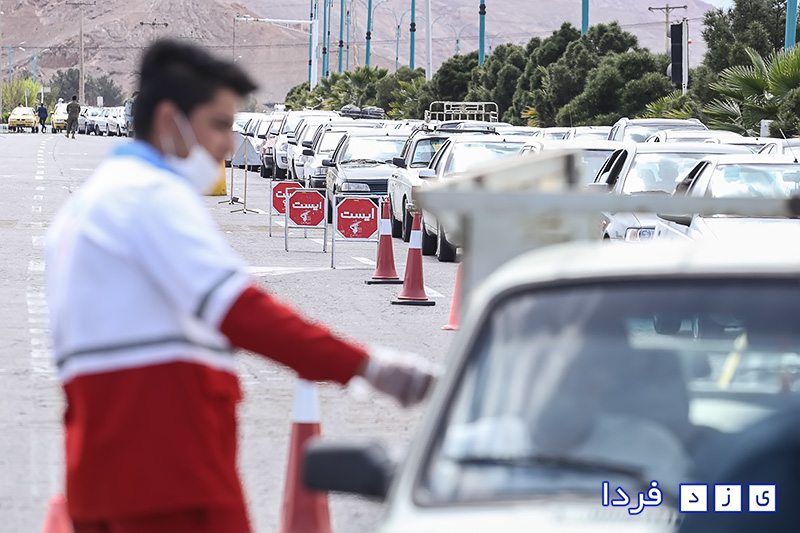 کنترل تنها ورودی شهر یزد و جلوگیری از ورود خودروهای غیر یزدی