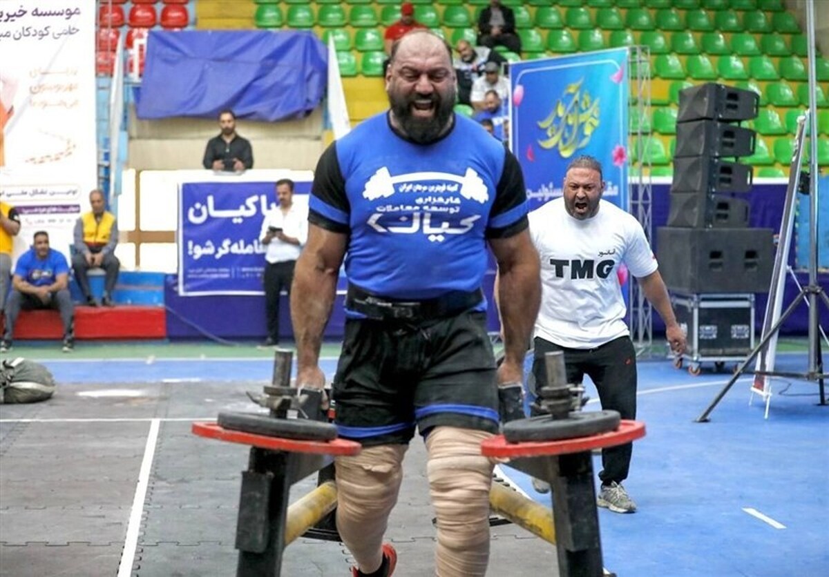 رضا قیطاسی باز هم قوی‌ترین مرد ایران شد