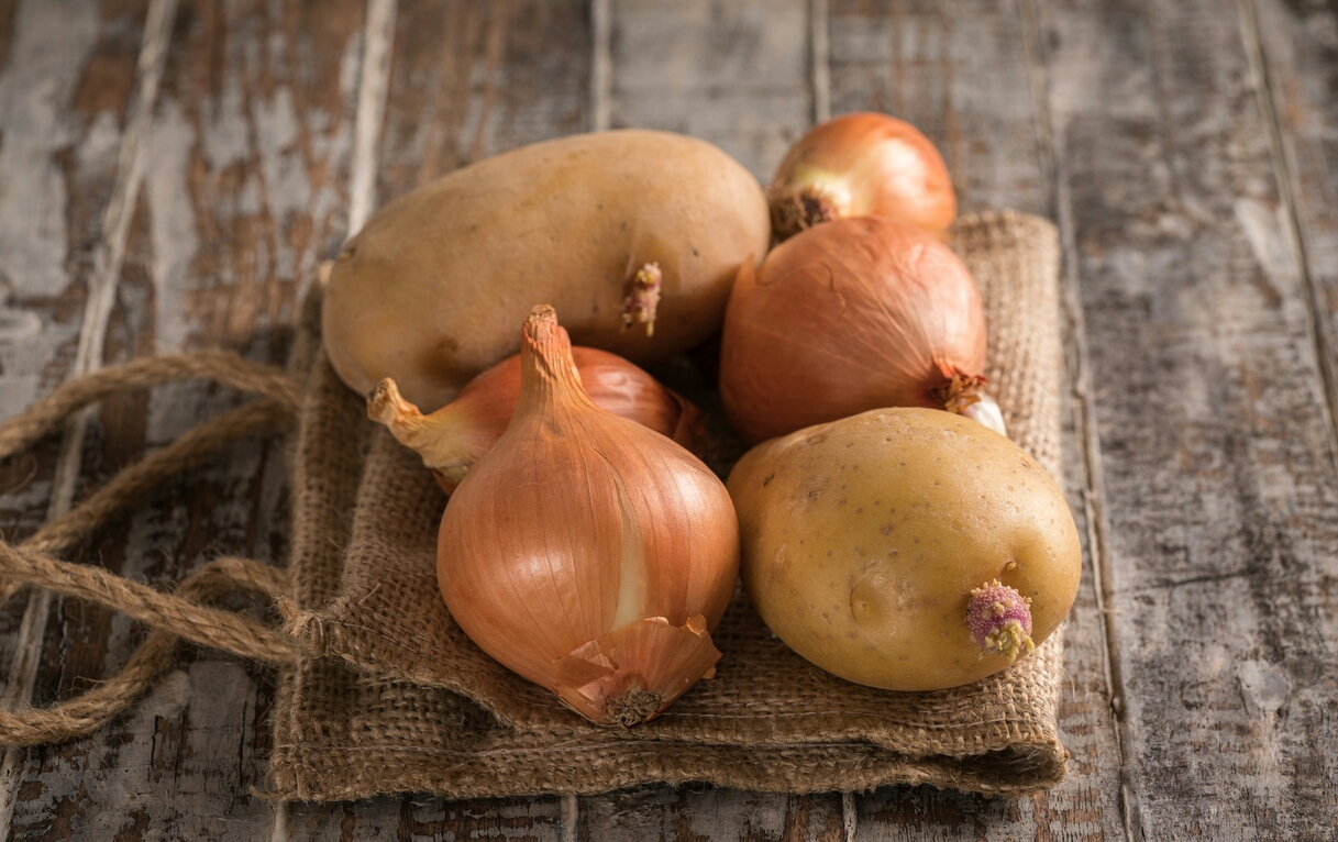 سیب‌زمینی و پیاز را کنار هم نگه ندارید