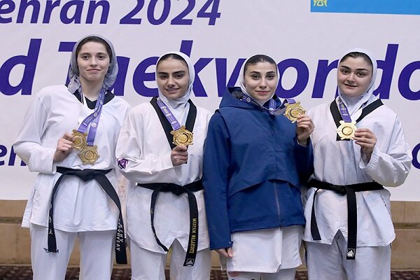 ناهیدکیانی طلاگرفت،ایران قهرمان شد/ ارمنستان روی سکوی نایب قهرمانی