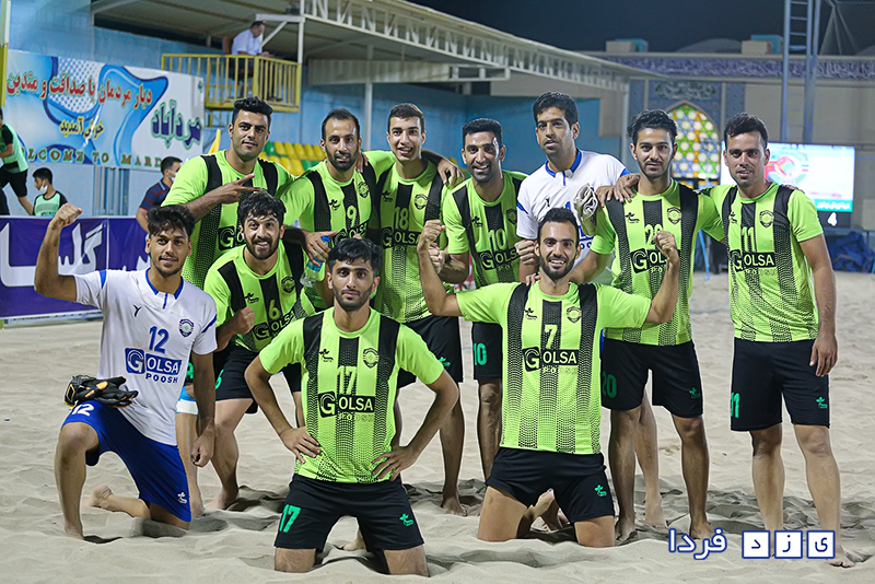 غلبه تیم فوتبال ساحلی گلساپوش یزد بر دریانوردان بوشهر