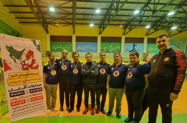 درخشش بولینگ‌بازان نابینای یزدی در اولین حضور کشوری