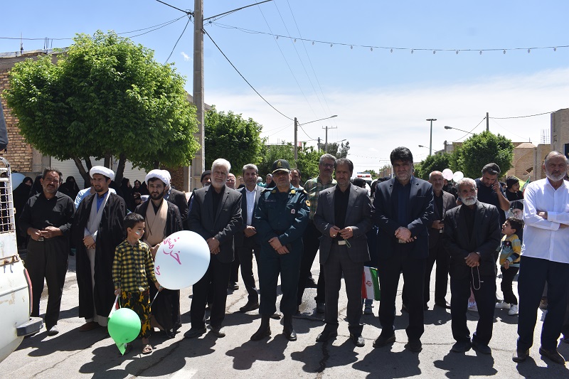 راهپیمائی روز جهانی قدس دربهاباد برگزارشد