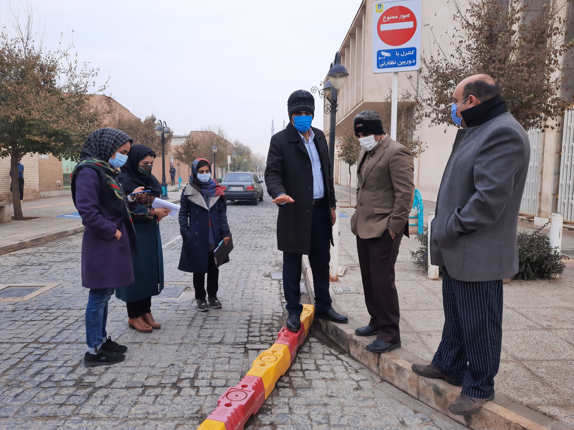 «هفت‌خوان» در محدوده برج ساعت و خیابان مسجد جامع یزد بررسی شد