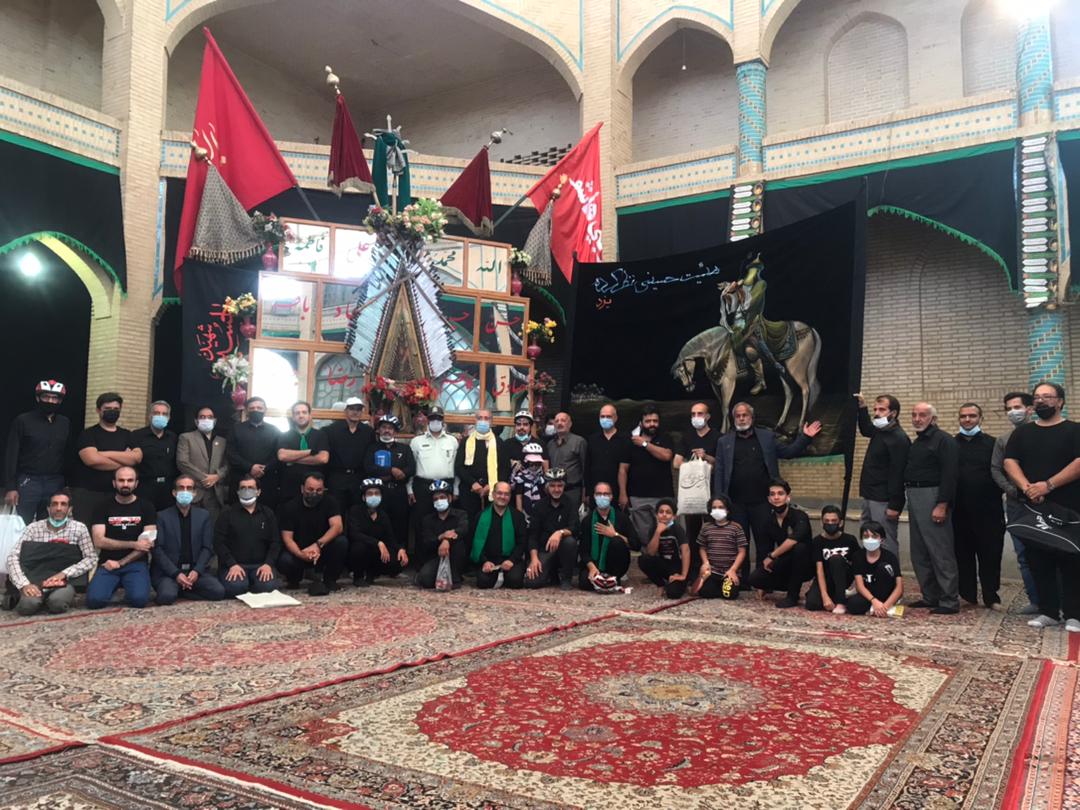 همایش دوچرخه سواری قدم به قدم تا حسینیه ایران همزمان با عاشورای حسینی برگزار شد