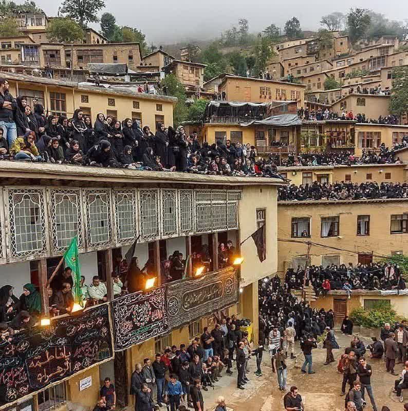 مراسم عزاداری امام حسین(ع) در ماسوله گیلان جان زیبامون