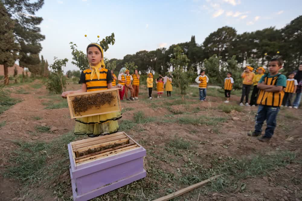 برگزاری پویش «زنبوربانان کوچک» به مناسبت روز جهانی زنبور عسل در یزد