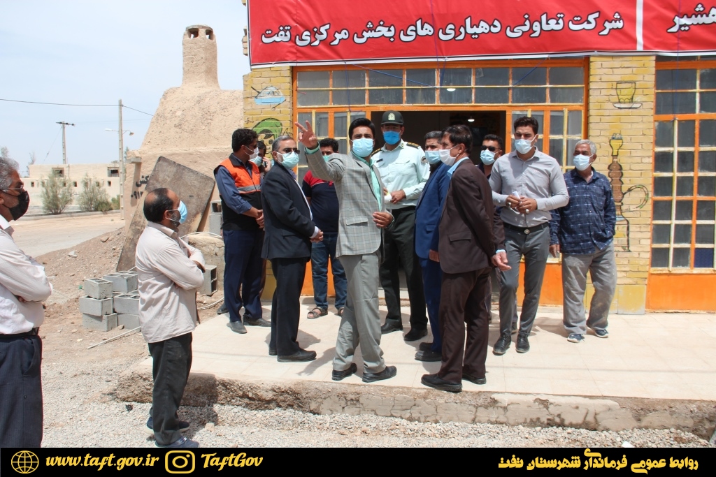 بازدید فرماندار تفت از اولین روز اجرای طرح ساماندهی حمل‌ سنگ معادن منطقه دهشیر