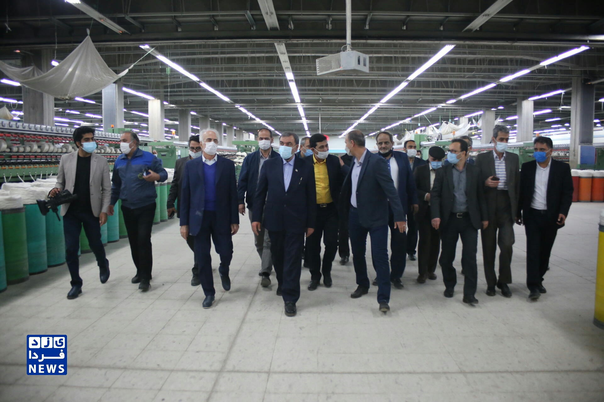 بازدید امروز محسن رضایی دبیر مجمع تشخیص مصلحت نظام از کارخانه یزدباف