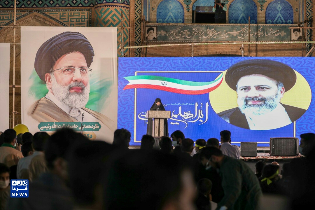 گردهمایی حامیان رئیسی در امیرچقماق