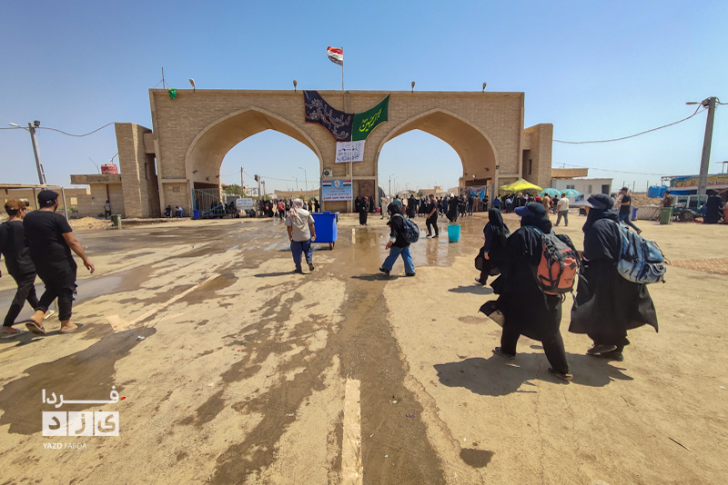 وضعیت تردد آرام در مرز چزابه