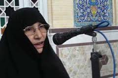 مراسم تشییع وبزرگداشت سیده فاطمه خاتمی 