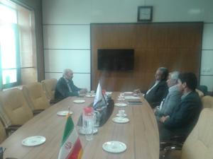 دیدار فرماندار ، رئیس دانشگاه حائری و مسئول مرکز رشد میبد با معاون وزیر علوم