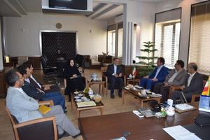 رئیس سازمان صنعت معدن تجارت به مناسبت عید سعید فطر با استاندار محترم استان یزد دیدار کرد