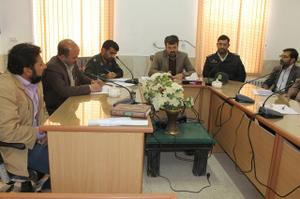 جلسه هماهنگي برنامه هاي هفته بسيج در بخش گاريزات