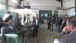بازدید ریاست و کارکنان آموزش و پرورش شهرستان مهریز از مرکز آموزش فنی و حرفه ای 