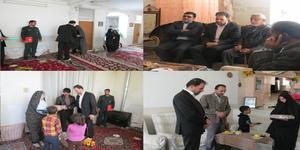دیدار مدیر کل آموزش فنی و حرفه ای استان یزد با خانواده های شهدا در شهرستان خاتم 
