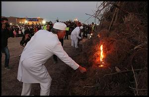 جشن سده زرتشتيان در روستاي چم برگزار گرديد