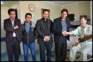 عیادت معاون گردشگری استان یزد از گردشگر آمریکایی