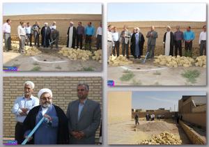 کلنگ نمازخانه آموزشگاه آیتالله طالقانی به زمین زده شد