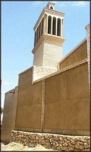 مرمت و احیای بادگیر زیبای دو طبقه مسجد جامع روستای نصرآباد تفت