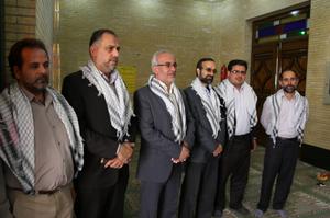 گردهمایی اعضای بسیج ادارات شهرستان یزد در دانشگاه آزاد اسلامی