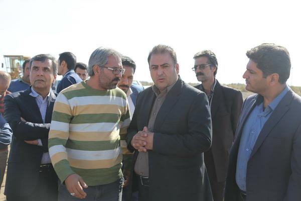 بازديد سرپرست فرمانداري بافق از بزرگراه بافق – يزد
