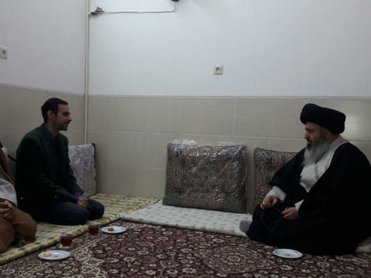 دیدار مدیر کل صداوسیما با امام جمعه موقت