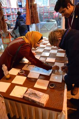 تجلیل از عوامل اجرایی بازدید راهنمایان گردشگری جهان در باغ جهانی دولت آباد