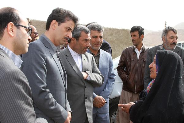 بازدید مهندس طلایی معاون استاندار و فرماندار ویژه طبس از مناطق عشایر منطقه
