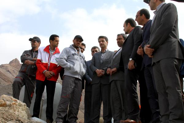 بازدیدمهندس طلائی از معدن سنگ آهن نرم عشق آباد و پیگیری مشکلات معدن