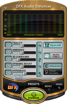 نرم افزار تنظیم صدا - DFX Audio Enhancer 12.014+دانلود و راهنمای نصب
