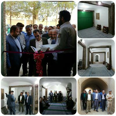 افتتاح پروژه مرمتی مجموعه دستکند زیرک بیده شهرستان میبد