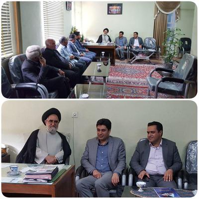 دیدار جمعی از مسئولین میراث فرهنگی یزد با امام جمعه  شهرستان ابرکوه