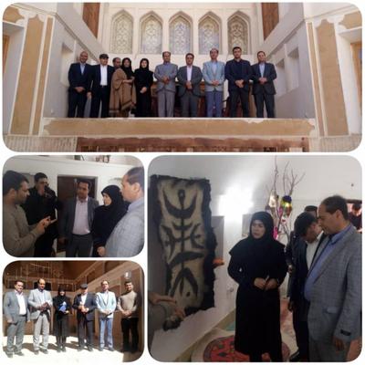 بازدید معاون صنایع دستی سازمان میراث فرهنگی کشور از مجموعه اقامتی و پذیرایی خانه آقازاده و مرکز آموزش صنایع دستی ابرکوه