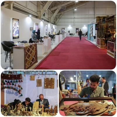 حضور هنرمندان صنایع دستی یزد در یازدهمین نمایشگاه صنایع دستی و هنرهای سنتی فارس