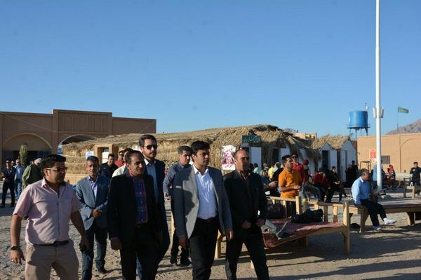 بازدید مدیرکل میراث فرهنگی استان یزد از پارک طبیعت گردی و کمپ کویرنوردی شباهنگ 