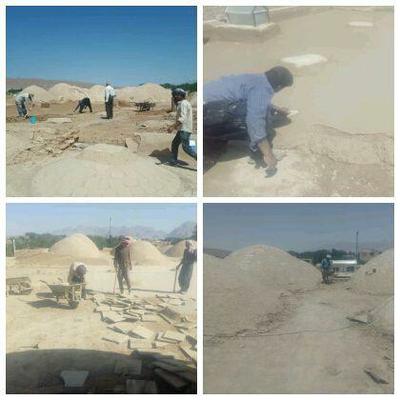 مرمت مسجد باغ بهار مهریز آغاز شد