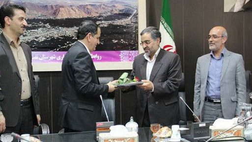 مراسم معارفه سرپرست فرمانداری شهرستان تفت برگزار شد 