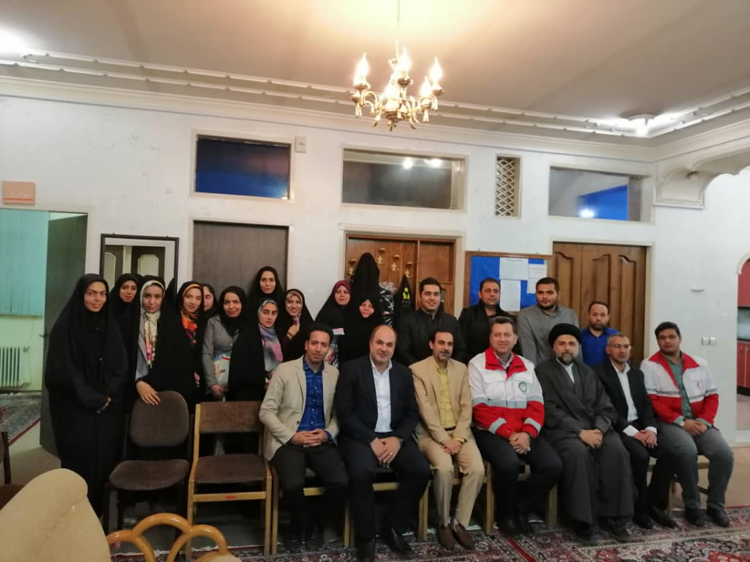  بازدید مدیر عامل جمعیت هلال احمر استان یزد ازباشگاه خبرنگاران 