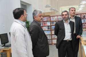 بازديد سر زده فرماندار تفت از کتابخانه عمومی مجتمع فرهنگی و هنری ديداراین شهرستان