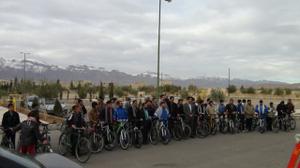 رونق کاروان دوچرخه سواری صبح و سلامت مهریز + تصاویر