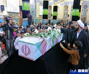 مراسم تشییع پیکر شهیدان گمنام در امام زاده سید جعفر محمد( همراه با گزارش تصویری)