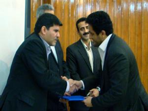 تجليل مديركل ورزش و جوانان استان يزد از واحد روابط عمومي