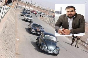 برگزاری همایش ماشین های کلاسیک در یزد