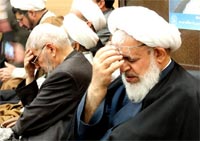 عزاداری ایام سوگواری فاطمیه در بیت امام جمعه یزد + عکس